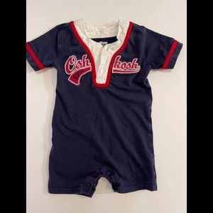 OshKosh, Navy, Cotton Shortall